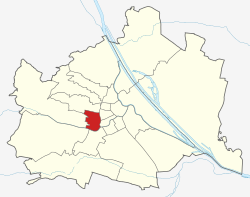 Lage von Rudolfsheim-Fünfhaus  in Wien (anklickbare Karte)
