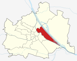 Lage von Leopoldstadt  in Wien (anklickbare Karte)