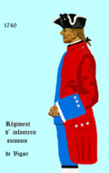 Régiment de Vigier 1740