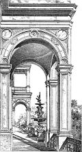 Ansicht von Süden, um 1880
