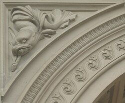 Linkes Delphinrelief