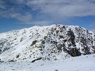 Villanderer Berg von Osten, nach Neuschneefall
