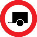 6d: Fahrverbot für Kraftfahrzeuge mit Anhänger