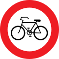 8c: Fahrverbot für Fahrräder