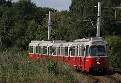 3-Teilige E6/c6 Garnitur auf der Stadtbahn Utrecht.