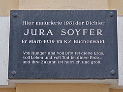 Jura Soyfer – Gedenktafel