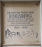 Anton Peregrin Eiselsberg - Gedenktafel