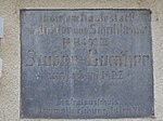 Fritz Stüber-Gunther – Gedenktafel