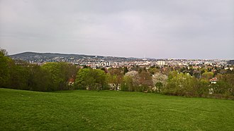 Blick vom Roten Berg Richtung Penzing
