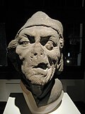 Werkstatt, Büste eines gesichtsgelähmten Mannes, um 1470, Musée de l’Œuvre Notre-Dame, Strasbourg