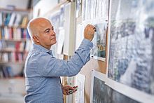 Yadegar Asisi in his studio