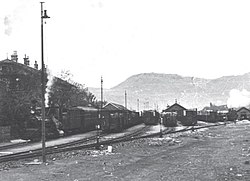 Im Bahnhof Metković nahm die Narentabahn ihren Ausgang.