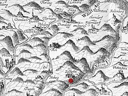 Herrschaftsgebiet Prandegg-Zellhof 1667