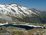 Zittauer Hütte mit Unterem Wildgerlossee