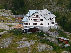 Zufallhütte von Osten