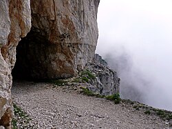 Einer der vier Straßentunnel im letzten Teilstück