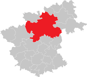 Lage der Gemeinde Zwettl-Niederösterreich im Bezirk Zwettl (anklickbare Karte)