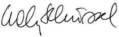 Unterschrift von Wolfgang Schüssel