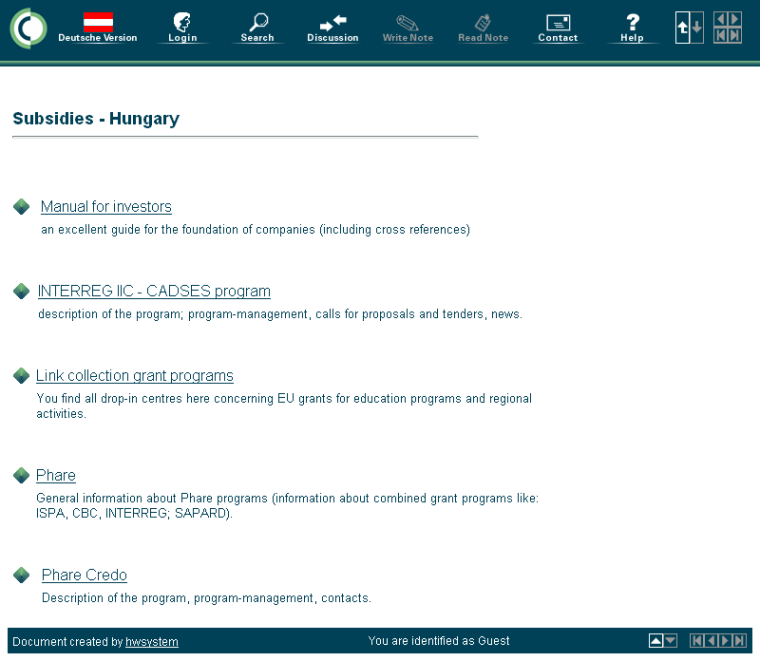 Ungarn, Förderungen