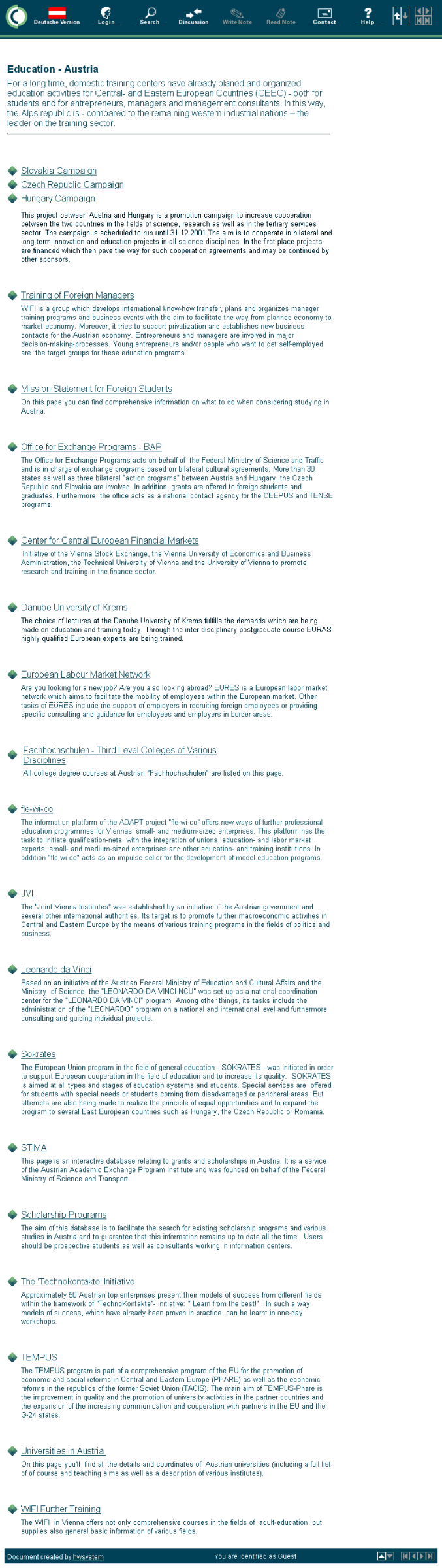 Bildung, Österreich