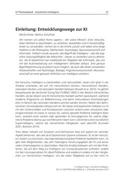 Image of the Page - 21 - in Künstliche Intelligenz - Technologie | Anwendung | Gesellschaft