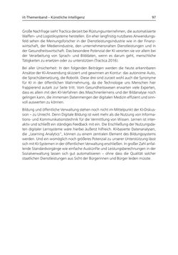 Image of the Page - 97 - in Künstliche Intelligenz - Technologie | Anwendung | Gesellschaft