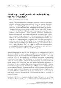 Image of the Page - 215 - in Künstliche Intelligenz - Technologie | Anwendung | Gesellschaft