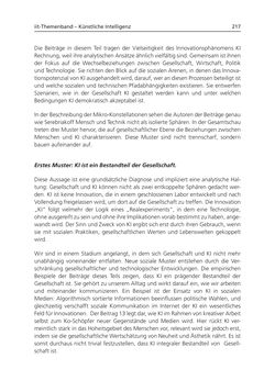 Image of the Page - 217 - in Künstliche Intelligenz - Technologie | Anwendung | Gesellschaft