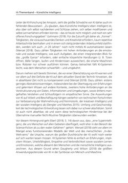 Image of the Page - 223 - in Künstliche Intelligenz - Technologie | Anwendung | Gesellschaft