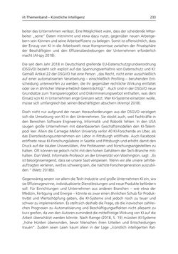 Image of the Page - 233 - in Künstliche Intelligenz - Technologie | Anwendung | Gesellschaft