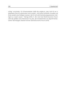 Image of the Page - 234 - in Künstliche Intelligenz - Technologie | Anwendung | Gesellschaft