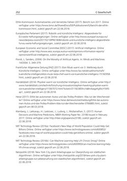 Image of the Page - 252 - in Künstliche Intelligenz - Technologie | Anwendung | Gesellschaft