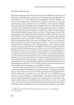 Image of the Page - 64 - in „ IM NATIONALEN ABWEHRKAMPF DER GRENZLANDDEUTSCHEN“ - Akademische Burschenschaften und Politik in Österreich nach 1945