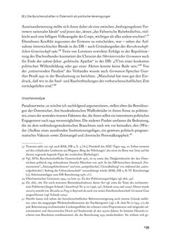 Bild der Seite - 139 - in „ IM NATIONALEN ABWEHRKAMPF DER GRENZLANDDEUTSCHEN“ - Akademische Burschenschaften und Politik in Österreich nach 1945