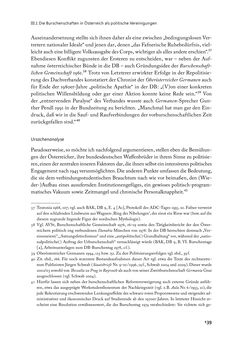 Image of the Page - 139 - in „ IM NATIONALEN ABWEHRKAMPF DER GRENZLANDDEUTSCHEN“ - Akademische Burschenschaften und Politik in Österreich nach 1945