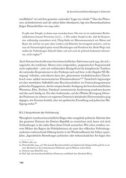 Bild der Seite - 144 - in „ IM NATIONALEN ABWEHRKAMPF DER GRENZLANDDEUTSCHEN“ - Akademische Burschenschaften und Politik in Österreich nach 1945