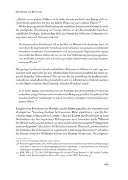 Bild der Seite - 223 - in „ IM NATIONALEN ABWEHRKAMPF DER GRENZLANDDEUTSCHEN“ - Akademische Burschenschaften und Politik in Österreich nach 1945