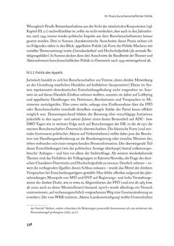 Bild der Seite - 338 - in „ IM NATIONALEN ABWEHRKAMPF DER GRENZLANDDEUTSCHEN“ - Akademische Burschenschaften und Politik in Österreich nach 1945