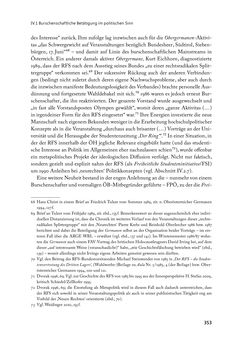 Bild der Seite - 353 - in „ IM NATIONALEN ABWEHRKAMPF DER GRENZLANDDEUTSCHEN“ - Akademische Burschenschaften und Politik in Österreich nach 1945