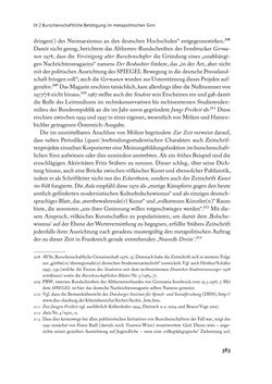 Image of the Page - 383 - in „ IM NATIONALEN ABWEHRKAMPF DER GRENZLANDDEUTSCHEN“ - Akademische Burschenschaften und Politik in Österreich nach 1945