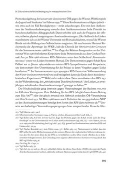 Image of the Page - 395 - in „ IM NATIONALEN ABWEHRKAMPF DER GRENZLANDDEUTSCHEN“ - Akademische Burschenschaften und Politik in Österreich nach 1945