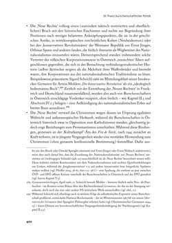 Image of the Page - 400 - in „ IM NATIONALEN ABWEHRKAMPF DER GRENZLANDDEUTSCHEN“ - Akademische Burschenschaften und Politik in Österreich nach 1945