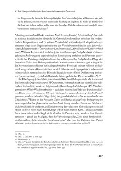 Bild der Seite - 477 - in „ IM NATIONALEN ABWEHRKAMPF DER GRENZLANDDEUTSCHEN“ - Akademische Burschenschaften und Politik in Österreich nach 1945