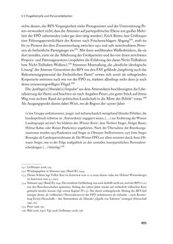 Image of the Page - 495 - in „ IM NATIONALEN ABWEHRKAMPF DER GRENZLANDDEUTSCHEN“ - Akademische Burschenschaften und Politik in Österreich nach 1945
