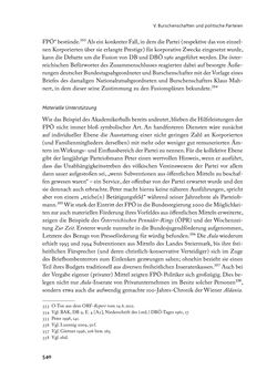 Bild der Seite - 540 - in „ IM NATIONALEN ABWEHRKAMPF DER GRENZLANDDEUTSCHEN“ - Akademische Burschenschaften und Politik in Österreich nach 1945