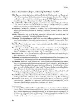 Bild der Seite - 612 - in „ IM NATIONALEN ABWEHRKAMPF DER GRENZLANDDEUTSCHEN“ - Akademische Burschenschaften und Politik in Österreich nach 1945