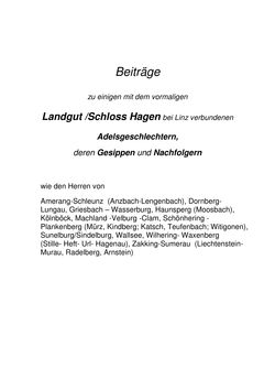 Image of the Page - (000005) - in Adelsgeschlechter Hagen