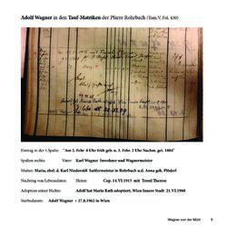 Image of the Page - 5 - in Bildhauer Adolf Wagner von der Mühl - seine Herkunft und sein Werk