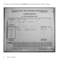 Image of the Page - 78 - in Bildhauer Adolf Wagner von der Mühl - seine Herkunft und sein Werk