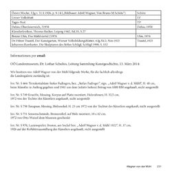 Image of the Page - 231 - in Bildhauer Adolf Wagner von der Mühl - seine Herkunft und sein Werk